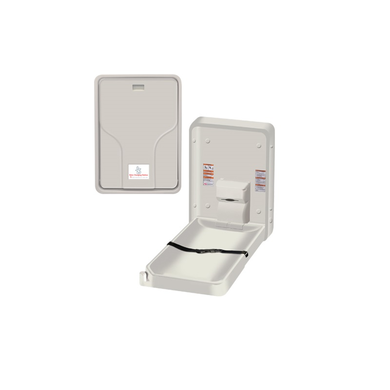 ASI Surface Mounted Vertical Baby Change Table